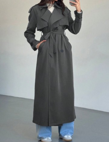 Trench Shein, gri