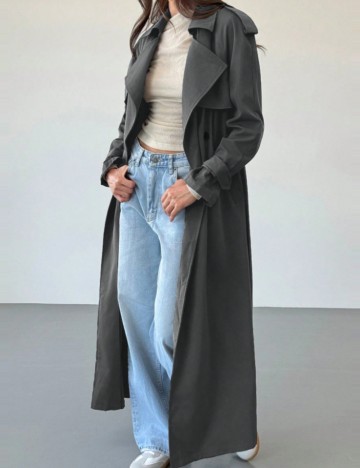 Trench Shein, gri