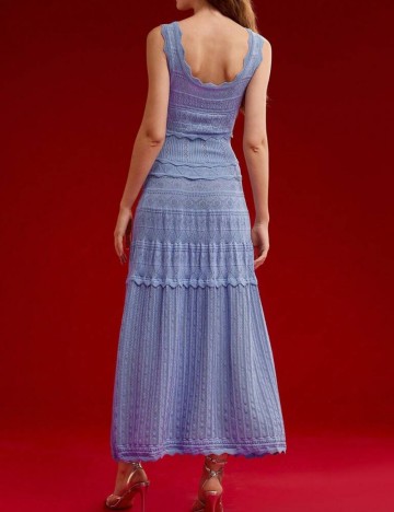 Rochie maxi Shein MOTF, albastru