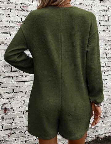 Salopetă scurtă Shein, verde