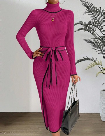 Rochie midi Shein, roz