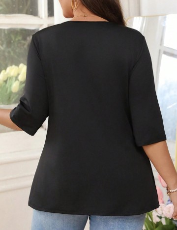 Bluză Shein Curve+, negru