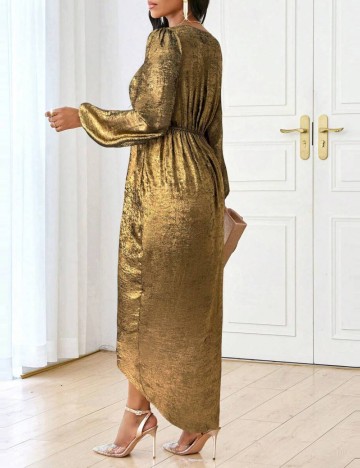 Rochie maxi Shein, auriu