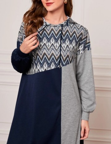 Rochie tip hanorac Shein, mix culori