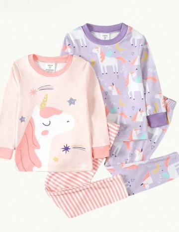 Set pijamale Shein, mix culori