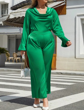 Compleu Shein Curve+, verde
