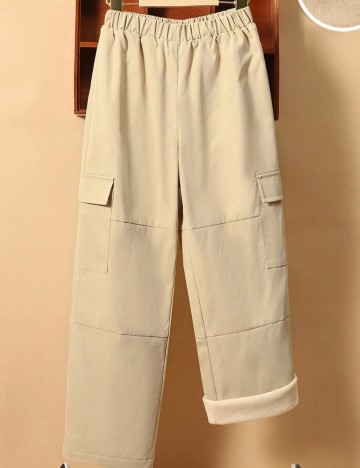 Pantaloni Shein, crem
