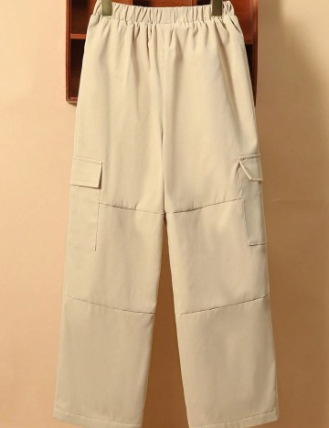 Pantaloni Shein, crem