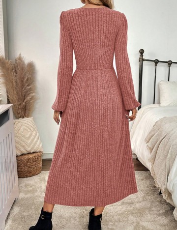 Rochie midi Shein Emery Rose, roz