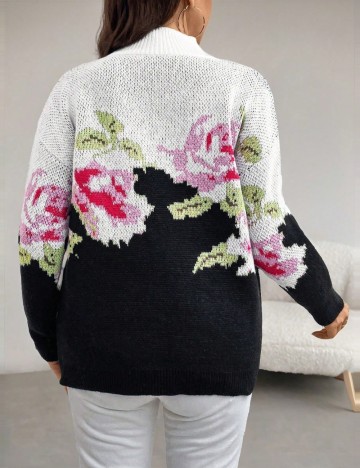Pulover Shein Curve+, mix culori