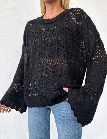 Bluză Shein Curve+, negru