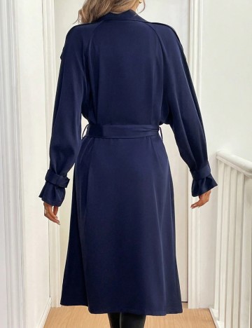 Trench Shein, bleumarin