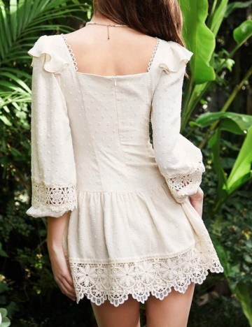 Rochie mini Shein, crem
