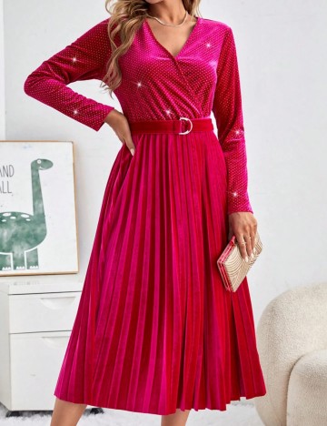 Rochie midi Shein, roz