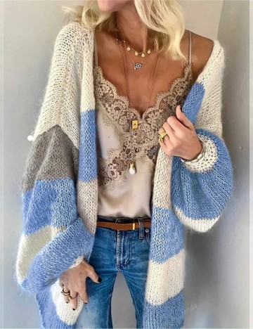 Cardigan Shein, mix culori