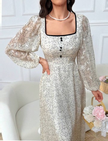 Rochie midi Shein, mix culori