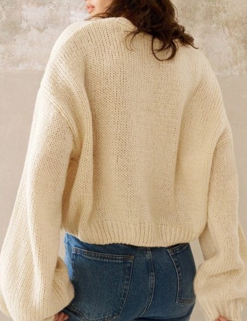 Cardigan Shein, crem