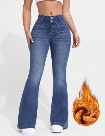 Jeans Shein, albastru