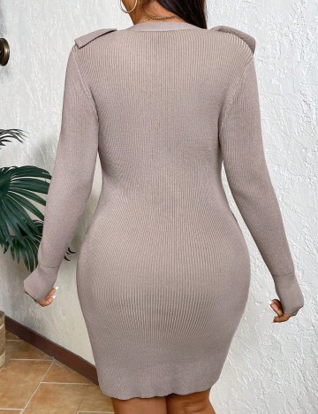 Rochie mini Shein Curve+, maro