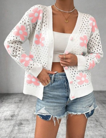 Cardigan Shein, mix culori