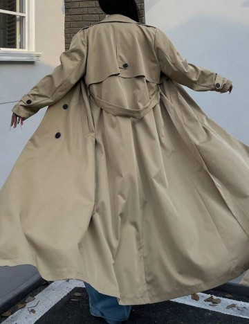 Trench Shein Curve+, bej