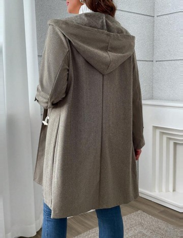 Palton Shein Curve+, maro