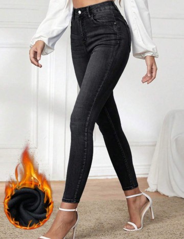 Jeans Shein, negru