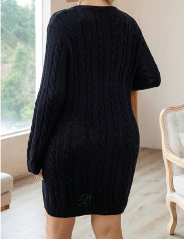 Rochie mini Shein Curve+, negru