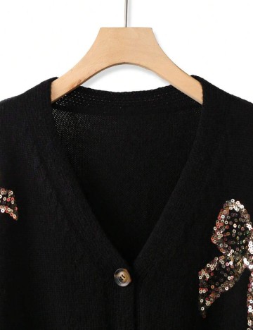 Cardigan Shein Curve+, negru