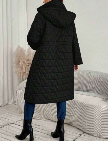 Geacă Shein Curve+, negru