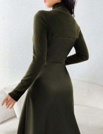 Rochie midi Shein, kaki