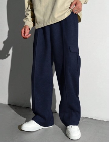 Pantaloni Shein, bleumarin