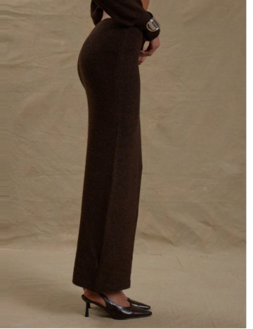 Fustă maxi Shein MUSERA, maro