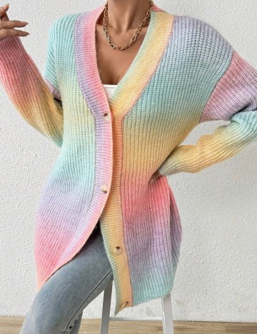 Cardigan Shein, mix culori