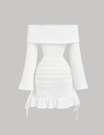 Rochie mini Shein, alb