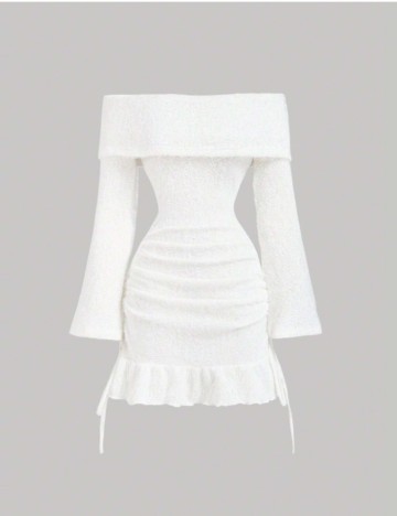 Rochie mini Shein, alb