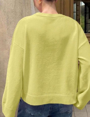 Pulover Shein, galben