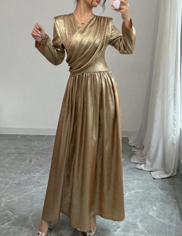Rochie maxi Shein, auriu