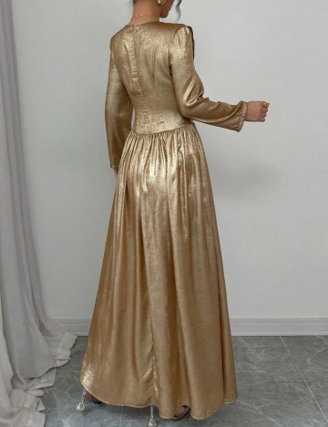 Rochie maxi Shein, auriu