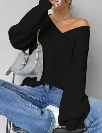 Pulover Shein, negru