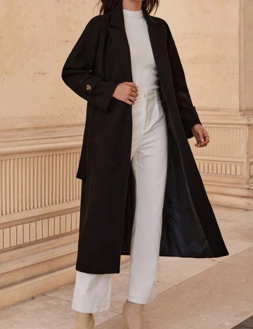 Palton Shein, negru