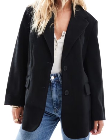 Sacou ASOS, negru