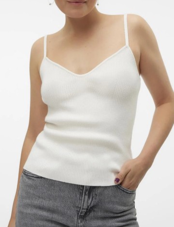 Maiou Vero Moda, alb