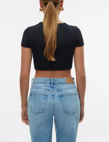 Top Vero Moda, negru