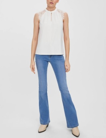 Maiou Vero Moda, alb