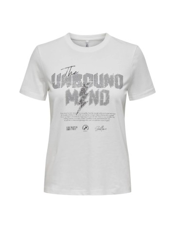 Tricou Only, alb
