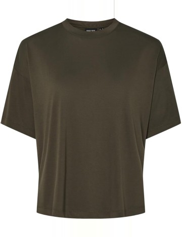 Tricou Pieces, kaki