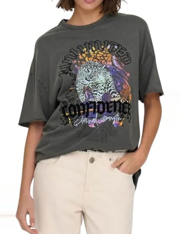 Tricou Only, gri