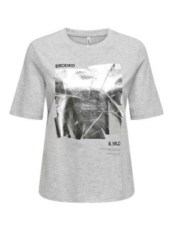 Tricou Only, gri