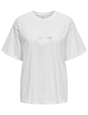 Tricou Only, alb